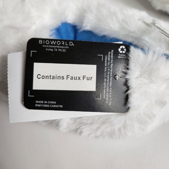 Rudolph Red Nosed Reindeer Slippers Abominable Snowman Sz 5/6 Christmas Toddler - Picture 9 of 16